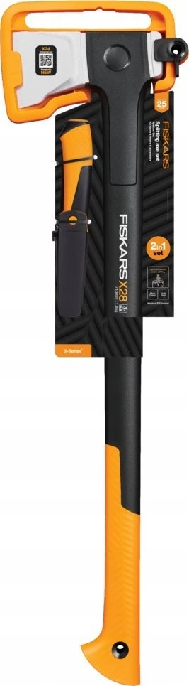 Fiskars Rinkinys: X28 kirvis + universalus peilis