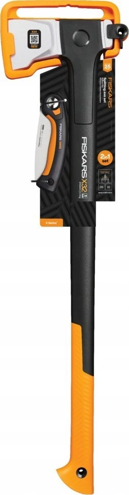 FISKARS SKALDOMASIS KIRVIS X32 X-SERIES AŠMENYS L + SULANKSTOMAS PJŪKLAS