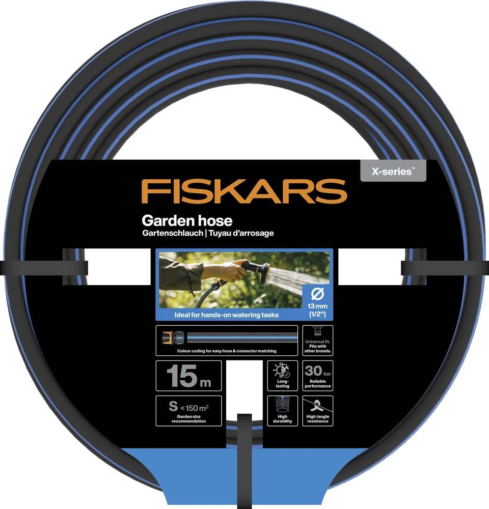 Laistymo žarna Fiskars X-Series 1076044; 1/2''; 15 m