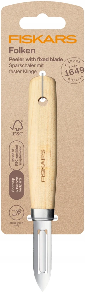 Skustukas Fiskars, 17.3 cm, nerūdijantysis plienas/medis
