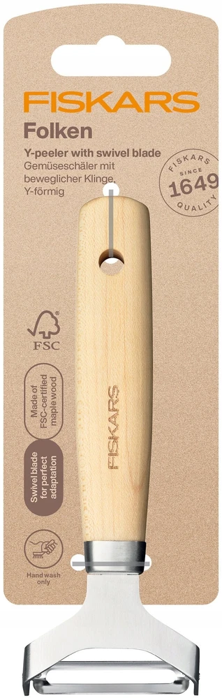 Skustukas Fiskars, 15.1 cm, nerūdijantysis plienas/medis