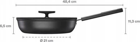 Keptuvė Fiskars Hard Face 1075529; 26 cm