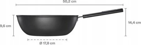 Fiskars Hard Face wok keptuvė 28cm/4,5L