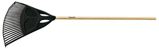 Fiskars lapų grėblys su medine rankena 65 cm 1001584
