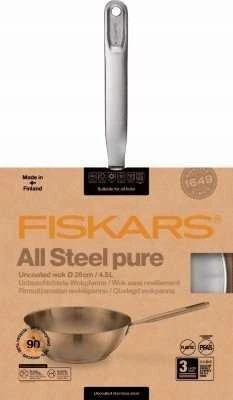 Fiskars All Steel pure kiniška WOK keptuvė 28cm (1065629)