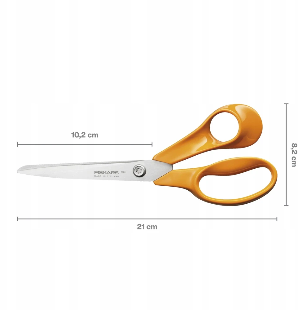 Universalios žirklės Fiskars 1075033; 21 cm