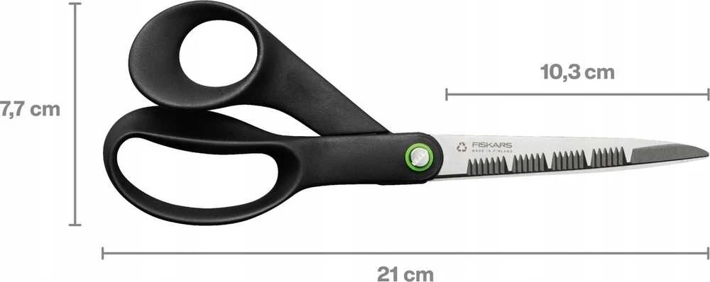 Universalios žirklės Fiskars ReNew 1074545; 21 cm