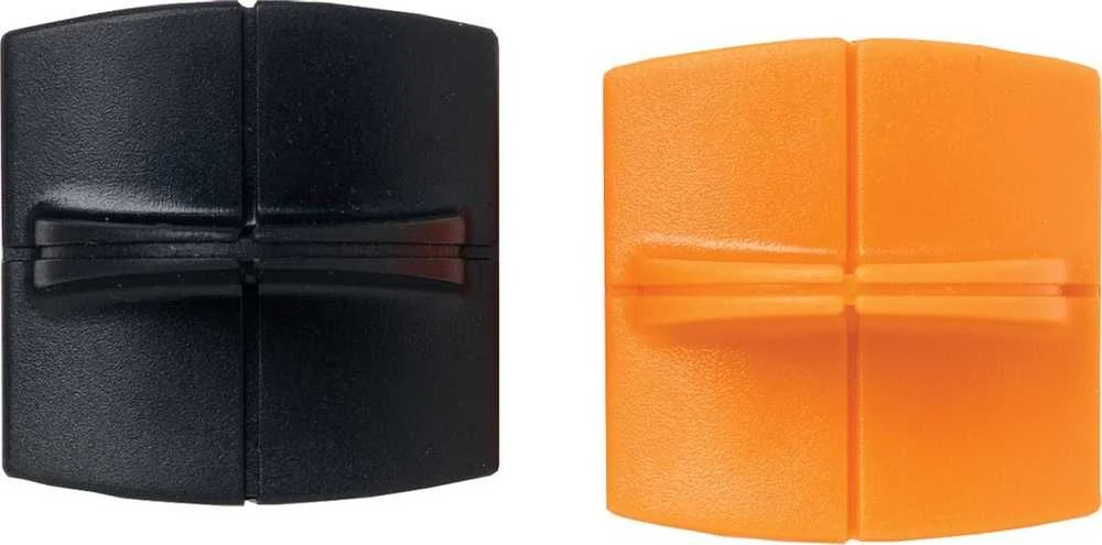Fiskars peiliukai, juodas ir oranžinis komplektas