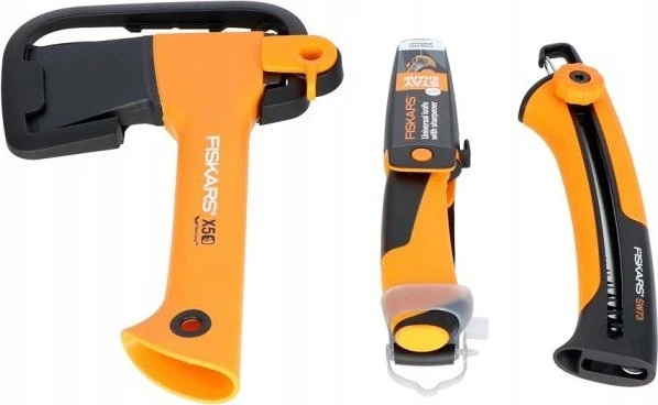 Kirvis Fiskars X5 + priedai