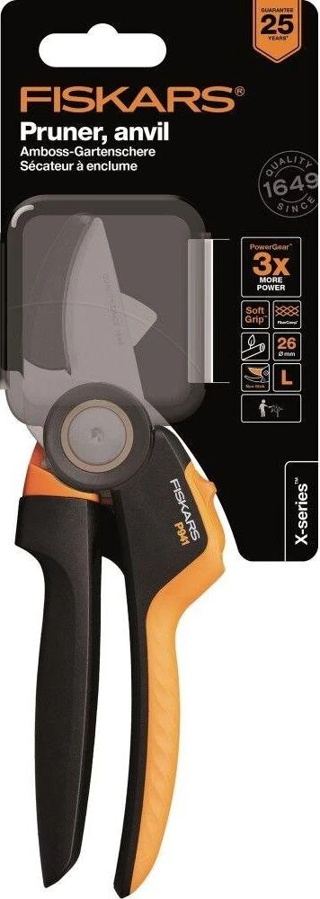 Fiskars X-series sekatorius atraminiais ašmenimis L (P941) 1057174