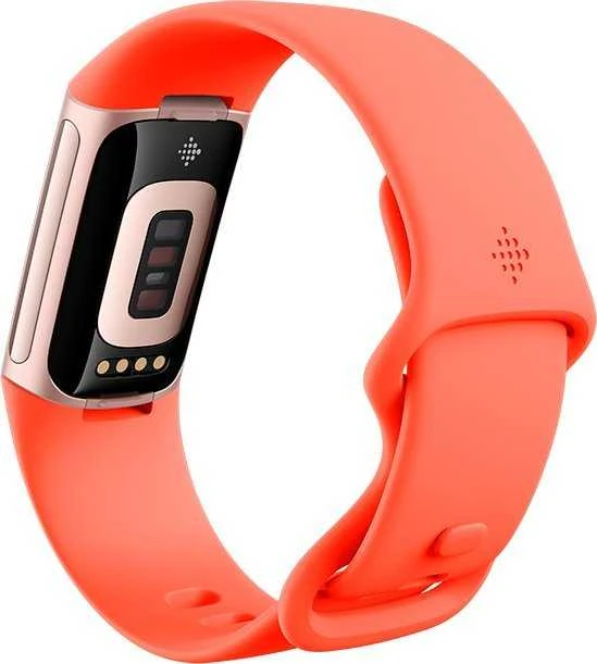 Išmanusis laikrodis Fitbit "Activity tracker Charge 6" Spalva: koralų/šampano (GA05184-EU)