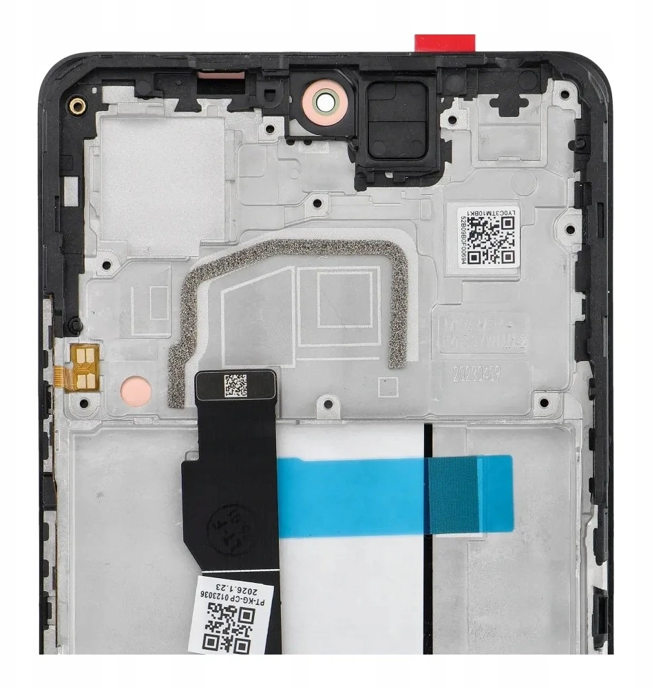 „FixCell“ LCD ekranas, skirtas REDMI NOTE 12 PRO 5G, su rėmeliu, originalus