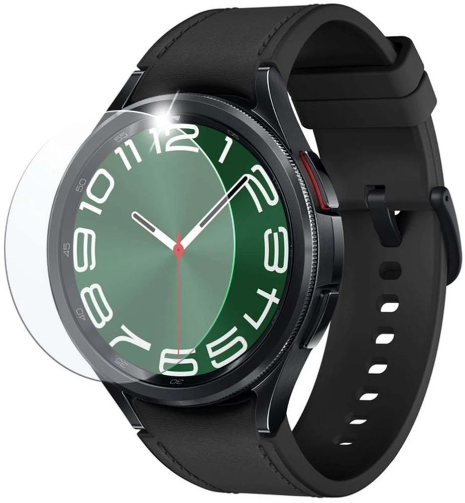 FIXED Apsauginis grūdintas stiklas, skirtas išmaniajam laikrodžiui Samsung Galaxy Watch 6 Classic (47mm) skaidrus
