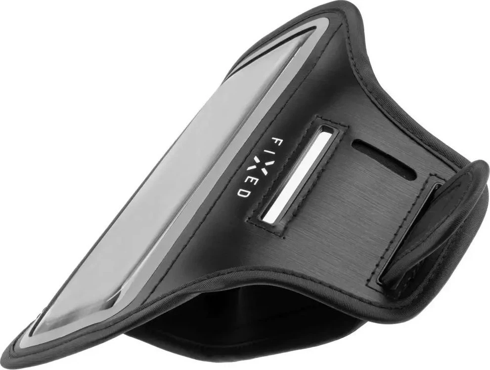 FIXED Armband sportinis riešo dėklas, skirtas išmaniesiems telefonams iki 6,7" juoda