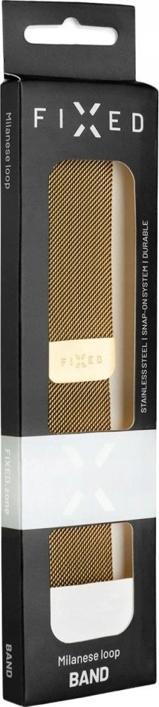 Fixed Fiksuotas | Tinklinis dirželis „Apple Watch“ 42/44/45/46/49 mm | Auksinis