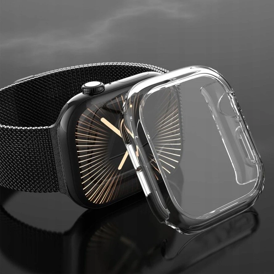 „FIXED Pure“ skirtas „Apple Watch Series 10“ 42 mm laikrodžiui, skaidrus