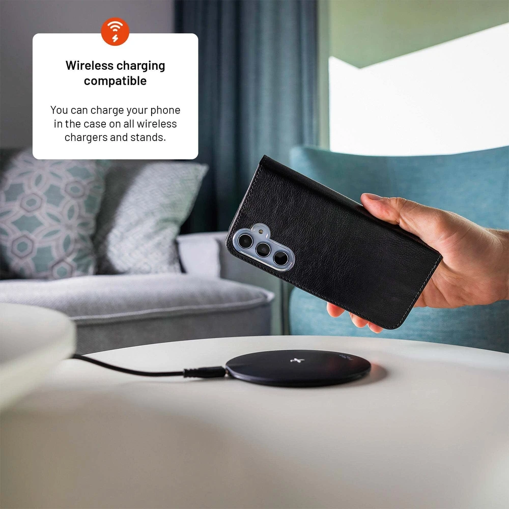 Fixed Dėklas Opus Book do Xiaomi 17 Ultra Juoda