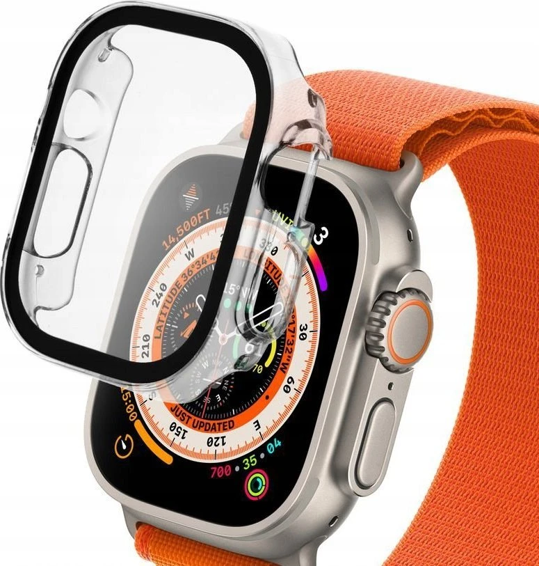 Fixed Fiksuotas | Pure, skirtas „Apple Watch Ultra 49mm“ / „Ultra 2 49 mm“ | Skaidrus