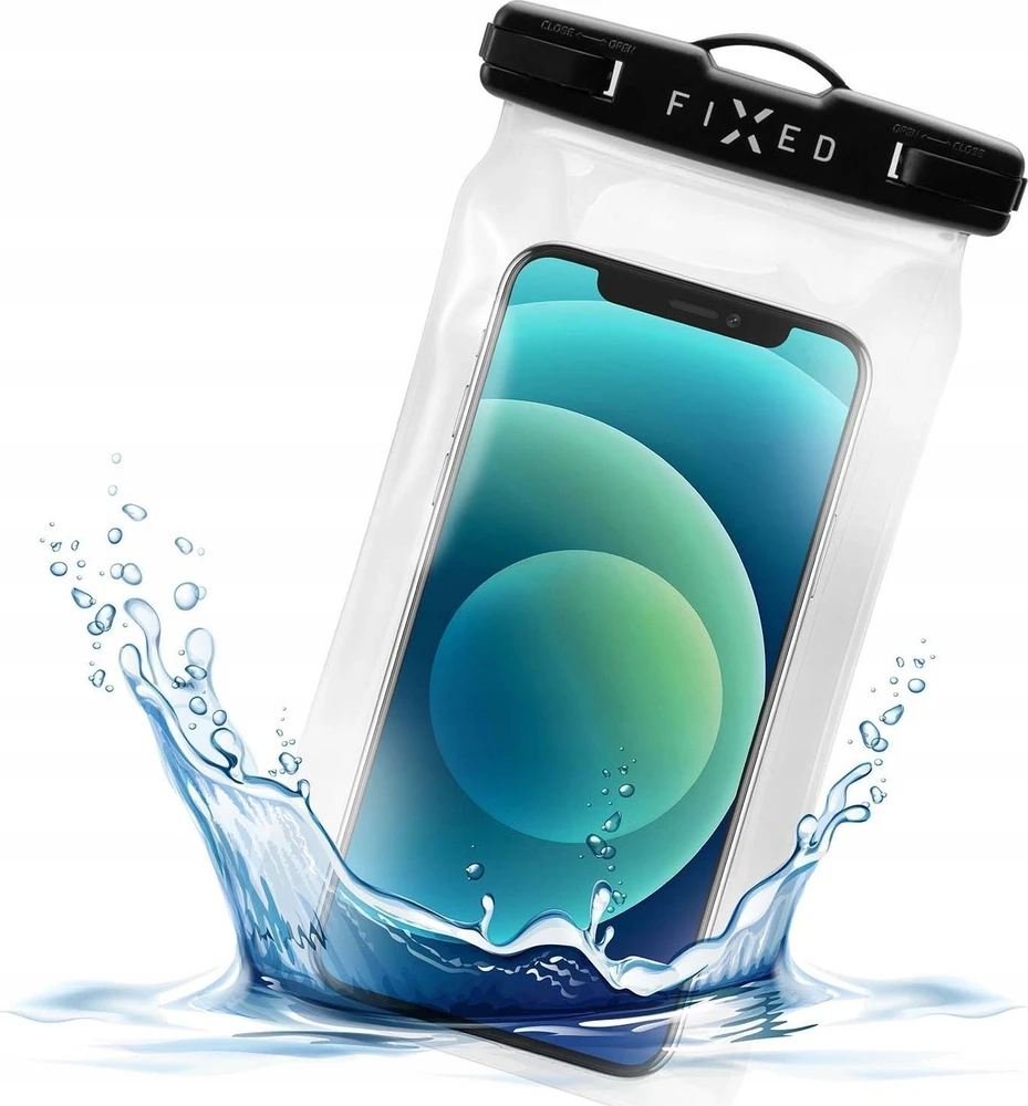 Dėklas Fixed Float | Phone Case | Juodas | Atsparus vandeniui universal mobile phone case