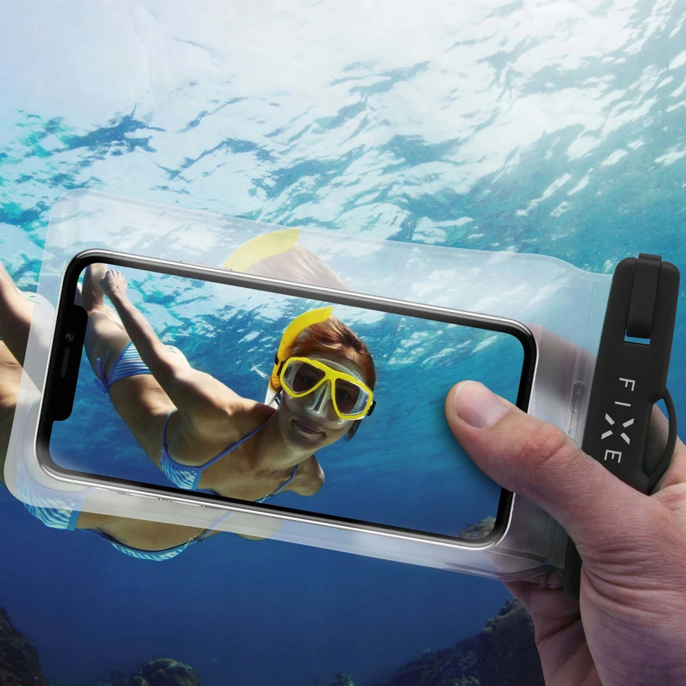 Dėklas Fixed Float | Phone Case | Juodas | Atsparus vandeniui universal mobile phone case