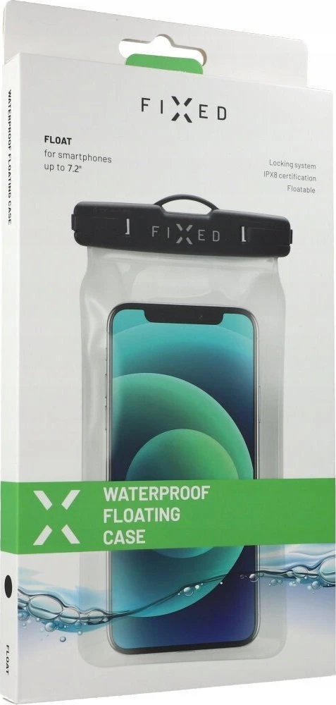 Dėklas Fixed Float | Phone Case | Juodas | Atsparus vandeniui universal mobile phone case