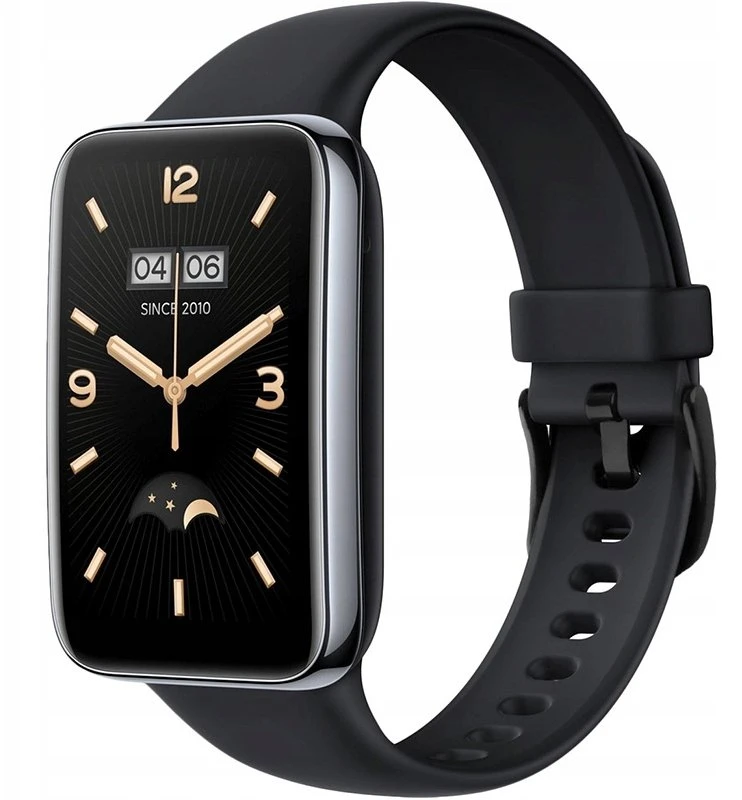Fixed Fiksuotas | Silikoninis dirželis, skirtas „Xiaomi Mi Smart Band 7 Pro“ | Juodas