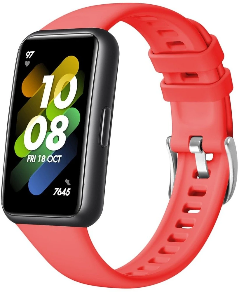 Fixed Dirželis silikonowy do Huawei Band 7, raudona (FIXSSTB-1053-RD)