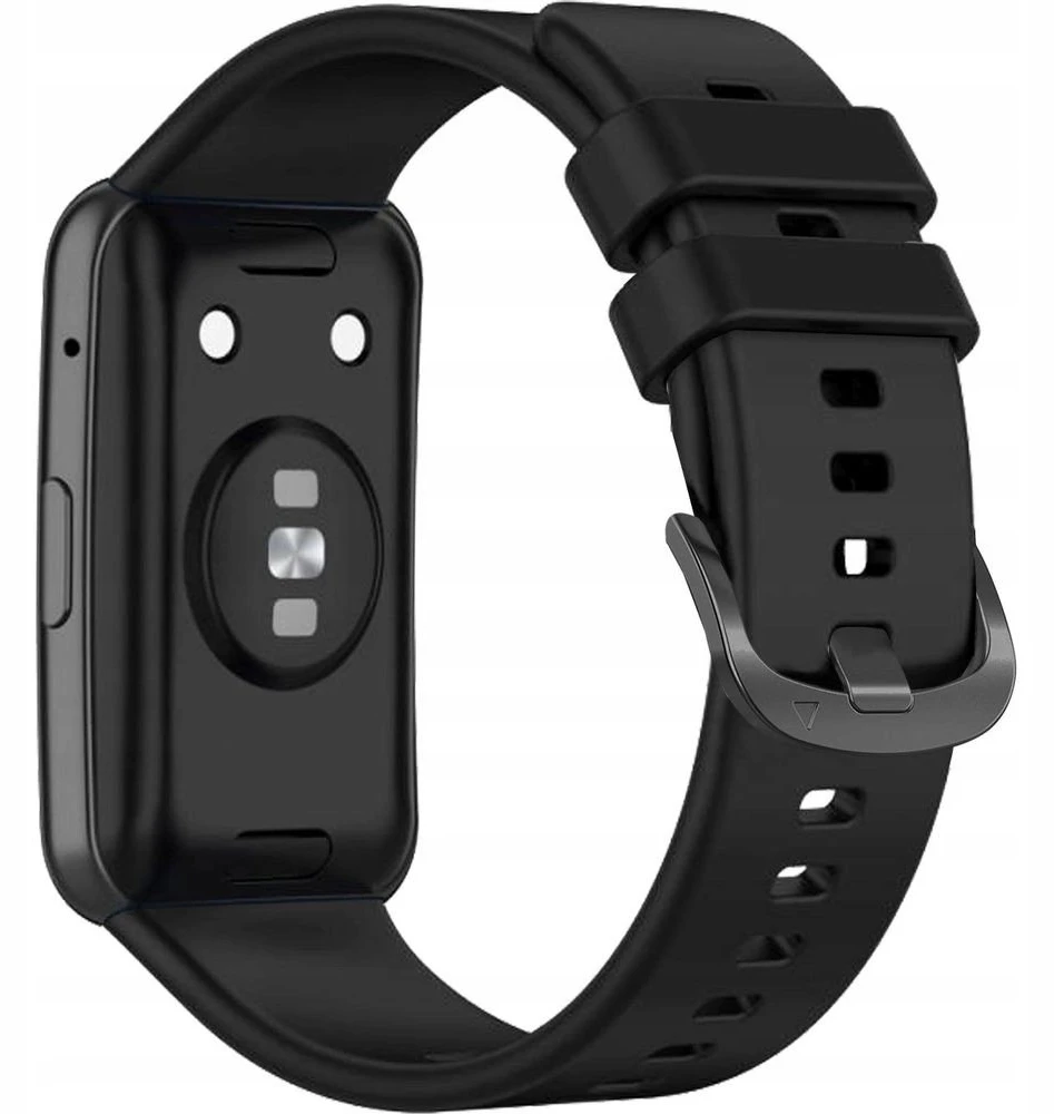 Fixed Fiksuotas silikoninis dirželis Huawei Watch FIT, juodas (FIXSSTB-1054-BK)