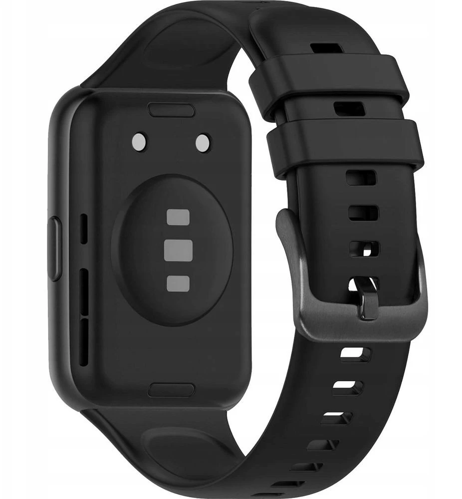 Fixed Fiksuotas | Silikoninis dirželis, skirtas „Huawei Watch Fit 2“ / „Fit 2 Classic“ | Juodas