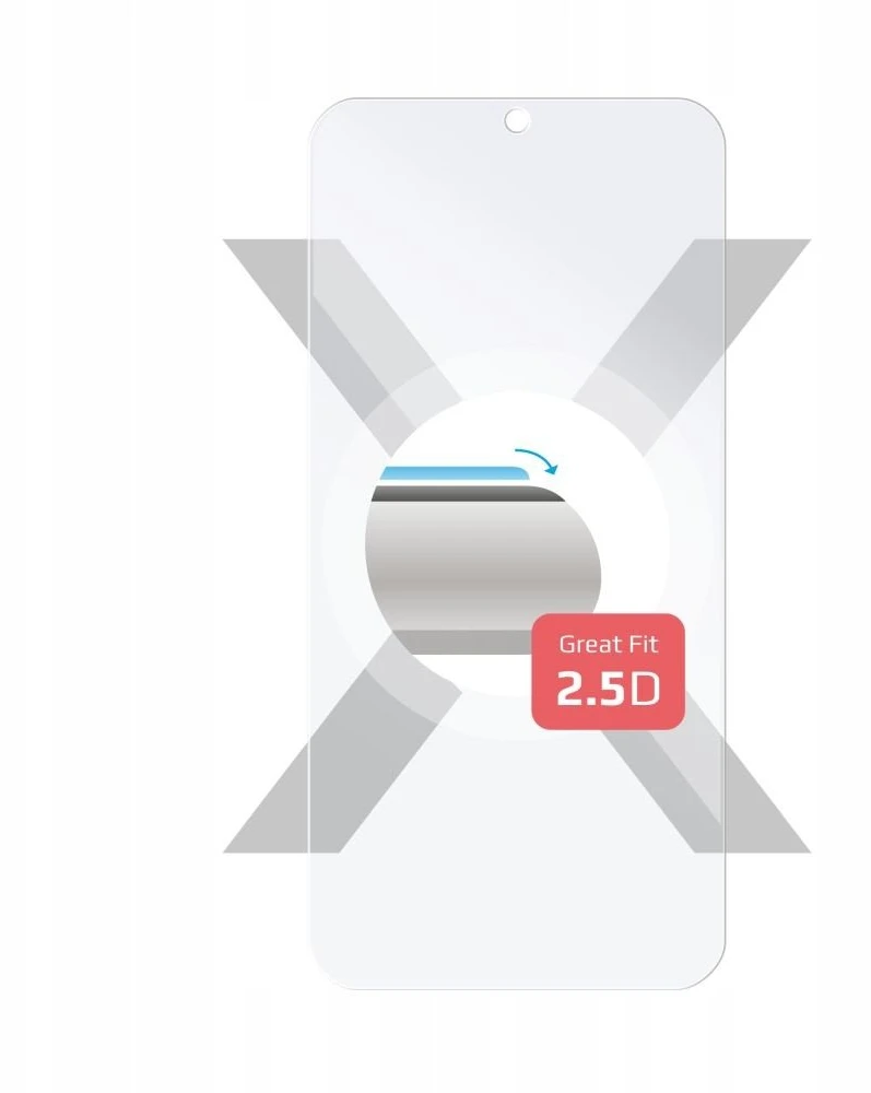 Fixed FIKSUOTAS 2,5D grūdintas stiklas, skirtas „Samsung Galaxy S24+/S25+“ | Fiksuotas