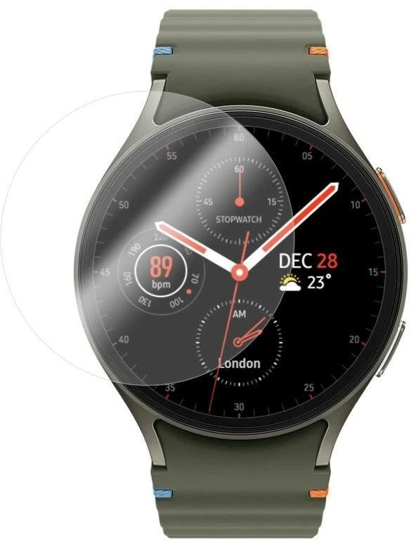 Fixed Fiksuotas | Apsauginis grūdintas stiklas išmaniajam laikrodžiui „Samsung Galaxy Watch 7“ (40 mm), 2 vnt. | Skaidrus