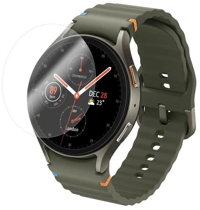 Fixed Fiksuotas | Apsauginis grūdintas stiklas išmaniajam laikrodžiui „Samsung Galaxy Watch 7“ (40 mm), 2 vnt. | Skaidrus