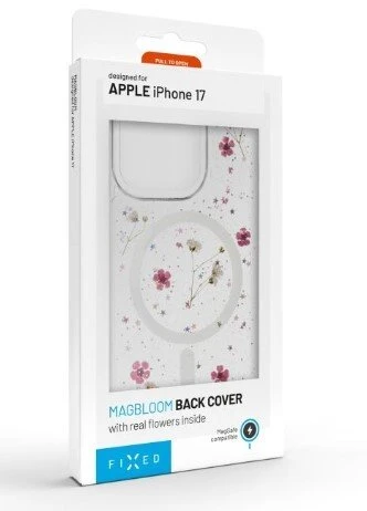 Dėklas Fixed Fiksuotas „MagBloom“ | Galinis dangtelis | „Apple“ | „iPhone Air“ | TPU | „Blush Plum“