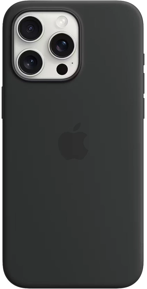Dėklas Fixed Fiksuotas galinis dangtelis | Apple | iPhone 17 Pro | Skystas silikonas | Juodas | MagFlow