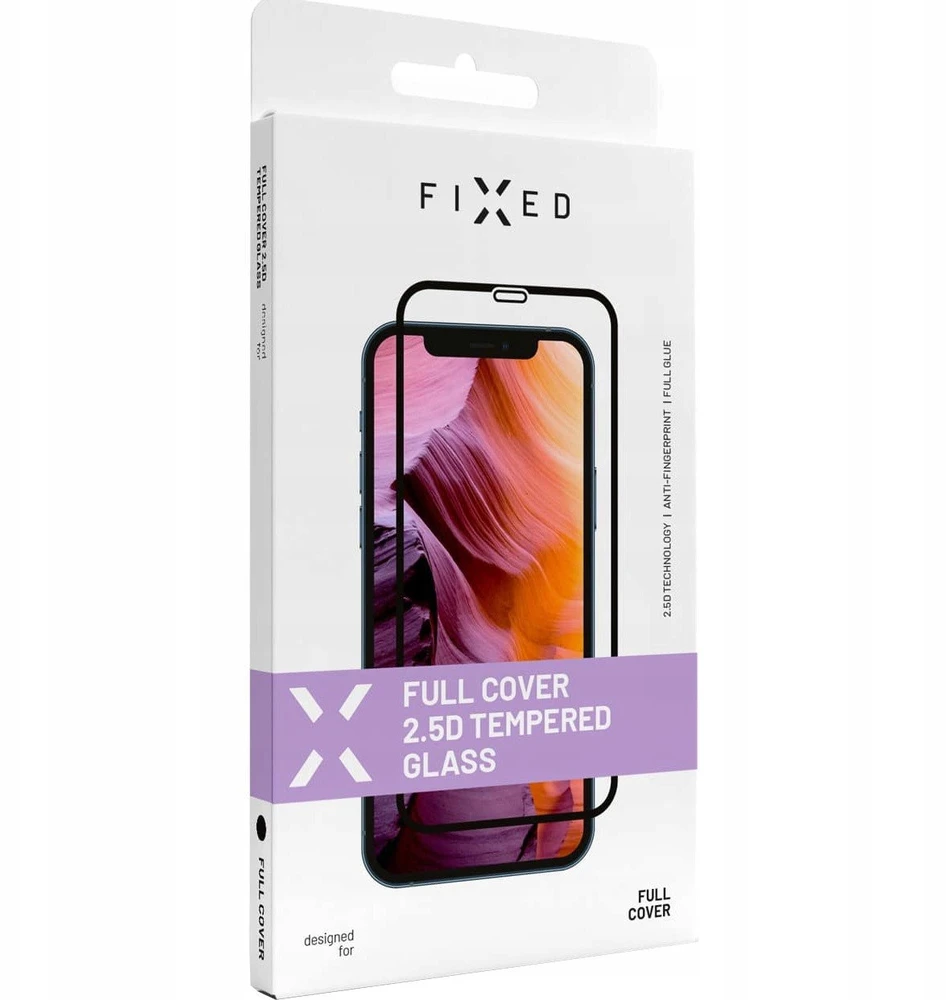 Fixed Fiksuota ekrano apsauga | Samsung | Galaxy S24/S25 | Grūdintas stiklas | Juodas | Pilnas dangtelis 2.5D