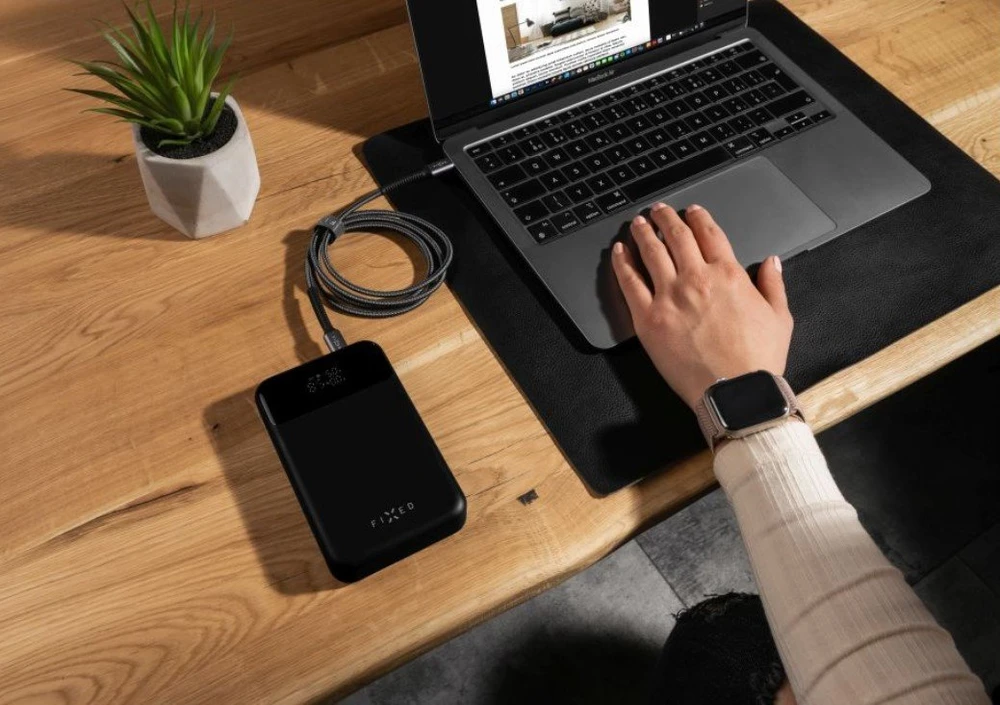 Fixed Fiksuotas | Šarvų kabelis USB-C/USB-C, 1,2 m, 240 W | FIXDA-CC12-GR