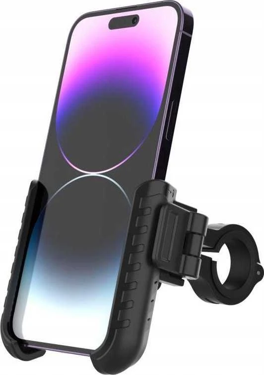 Fixed Bikee Plus | Universal holder | Hardened plastikas/Silicone pads | Juodas