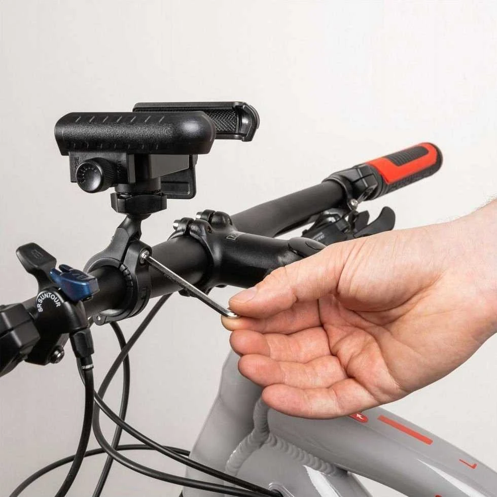 Fixed Bikee Plus | Universal holder | Hardened plastikas/Silicone pads | Juodas