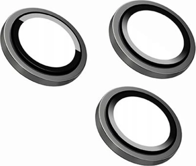 Fixed Fiksuotas fiksuotas kameros stiklas Apple iPhone 15 Pro/15 Pro Max, sidabrinė