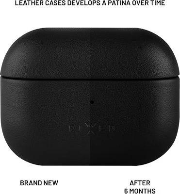 Fixed Ištaisyta | Ausinių dėklas su MagSafe palaikymu | Apple AirPods Pro 2 / Pro 2 (USB-C) | Juodas | Oda
