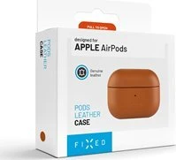 Fixed Fiksuotas | Ausinių dėklas su MagSafe palaikymu | Apple AirPods Pro 2 / Pro 2 (USB-C) | Ruda | Oda