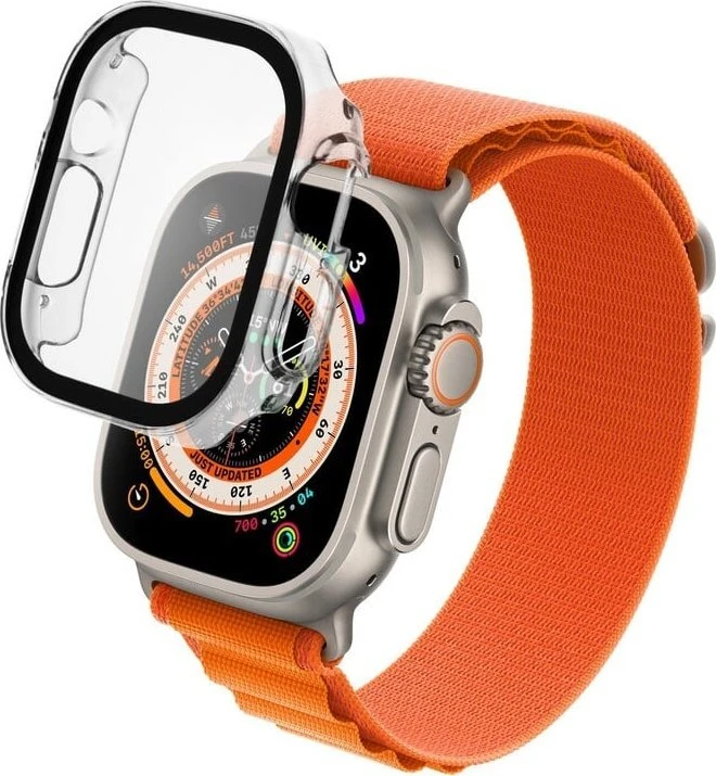 Fixed Fiksuotas | PASTATYTA | Apple | Laikrodis 45 mm / 8 serija 45 mm | Polikarbonatas | Išvalyti | Viso kadro aprėptis; Suapvalinti kraštai; 100 % skaidrus | Ekrano apsauga