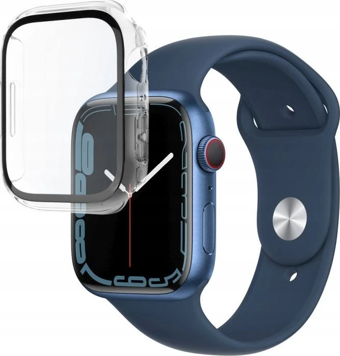 Fixed Fiksuotas | PASTATYTA | Apple | Laikrodis 45 mm / 8 serija 45 mm | Polikarbonatas | Išvalyti | Viso kadro aprėptis; Suapvalinti kraštai; 100 % skaidrus | Ekrano apsauginis dėklas