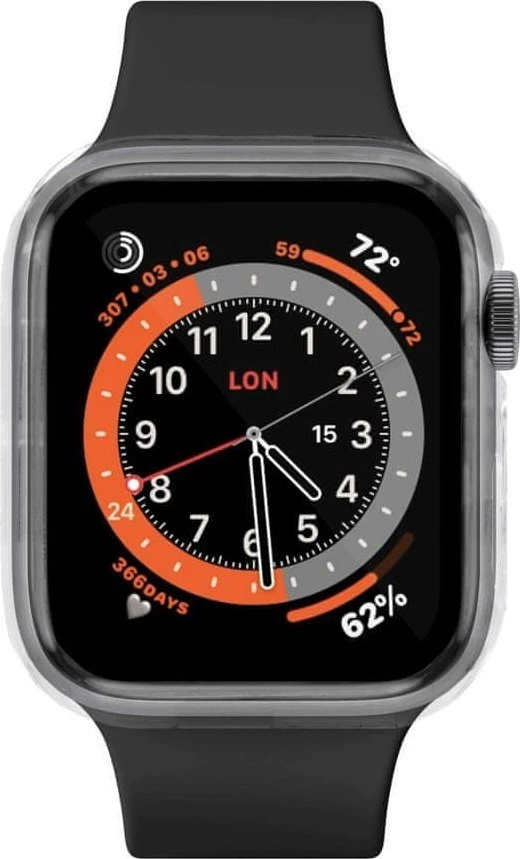 Fixed Fiksuotas | PASTATYTA | Apple | Laikrodis 45 mm / 8 serija 45 mm | Polikarbonatas | Išvalyti | Viso kadro aprėptis; Suapvalinti kraštai; 100 % skaidrus | Ekrano apsauginis dėklas