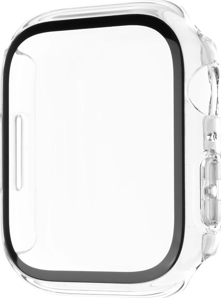 Fixed Fiksuotas | PASTATYTA | Apple | Laikrodis 45 mm / 8 serija 45 mm | Polikarbonatas | Išvalyti | Viso kadro aprėptis; Suapvalinti kraštai; 100 % skaidrus | Ekrano apsauginis dėklas