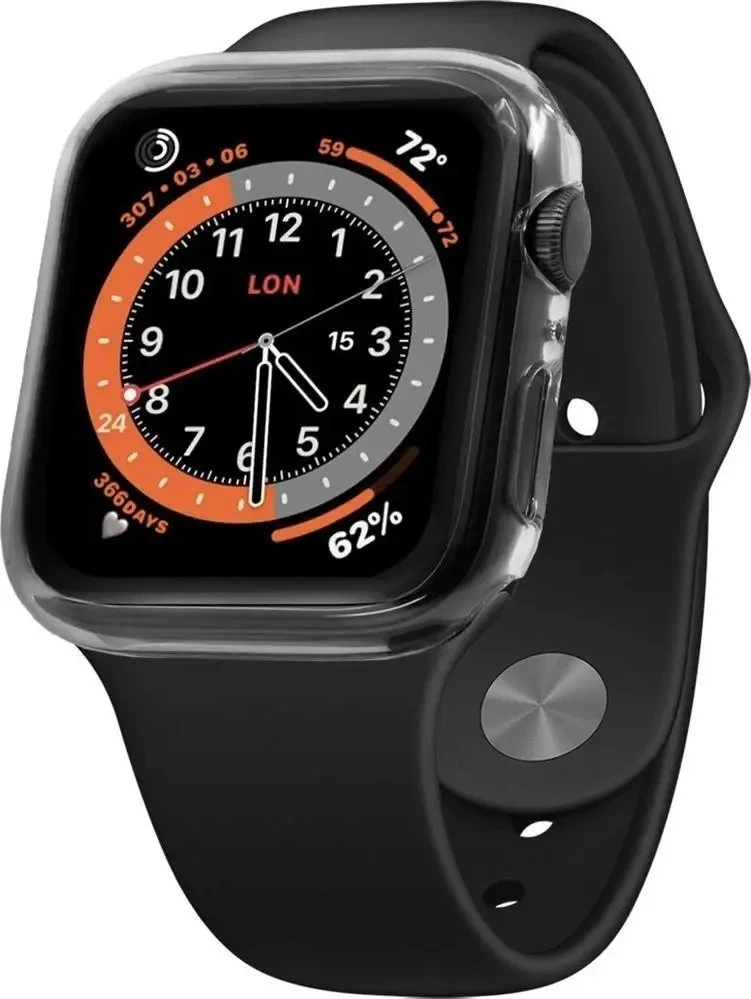 Fixed Fiksuotas | PASTATYTA | Apple | Laikrodis 45 mm / 8 serija 45 mm | Polikarbonatas | Išvalyti | Viso kadro aprėptis; Suapvalinti kraštai; 100 % skaidrus | Ekrano apsauginis dėklas