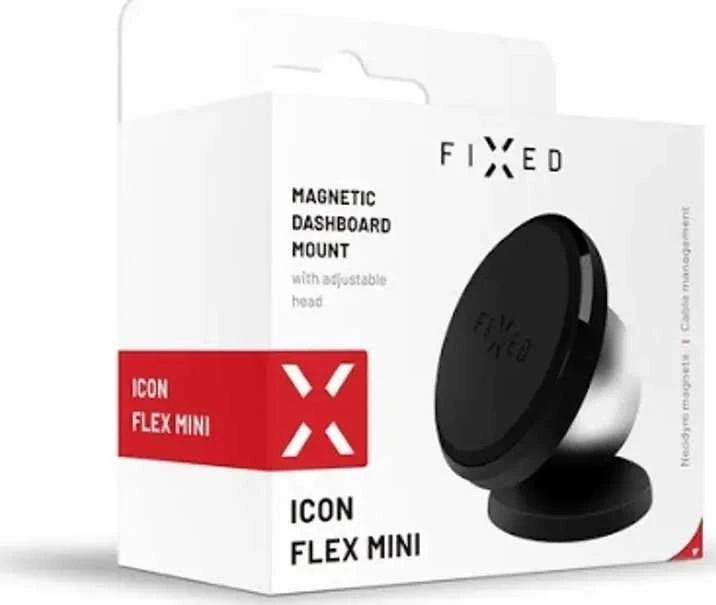 Fixed Ištaisyta | Icon Flex Mini | FIXIC-FLEXM-BK | Reguliuojamas | Integruotas įkroviklis | Laikiklis | Juodas