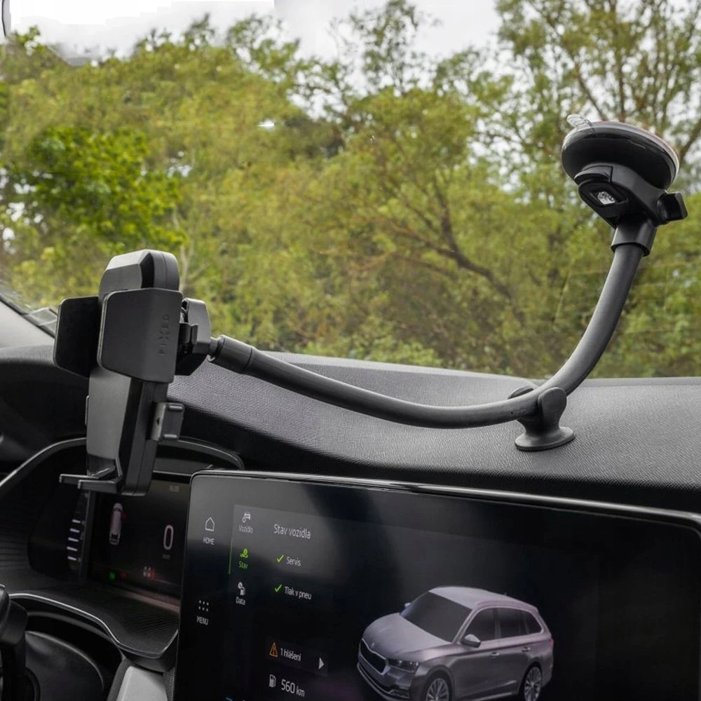 Fixed FIXED Iconiq Uniwersalny uchwyt automobilinis Flex XL na szybę lub deskę rozdzielczą, juoda