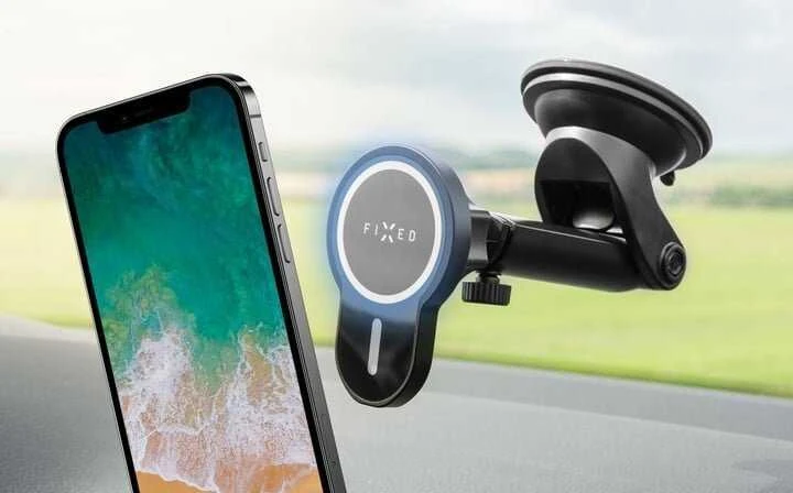 Fixed Ištaisyta MagClick XL | Laikiklis | Apple | iPhone 12/13/14 | Juodas
