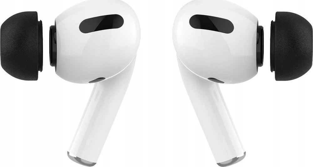 Fixed Plugs Pro, 2 komplektai, dydis S | Kištukai | Apple | Airpods Pro/Pro 2 | Putplastis | Juodas